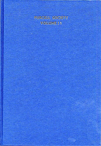 Purcell Society Volume 11 - Birthday Odes For Queen Mary Part 1 (Cloth Bound)