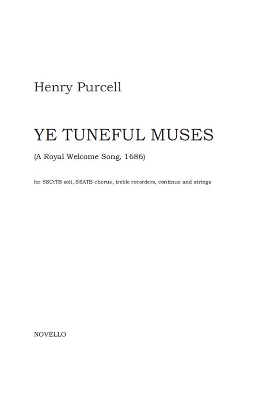 Henry Purcell: Ye Tuneful Muses, Raise Your Heads (Full Score)