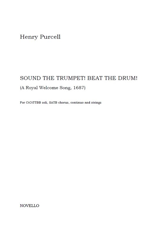 Henry Purcell: Sound The Trumpet! Beat The Drum! (Full Score)