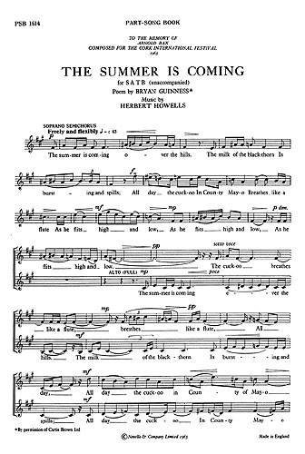 Herbert Howells: Summer Is Coming