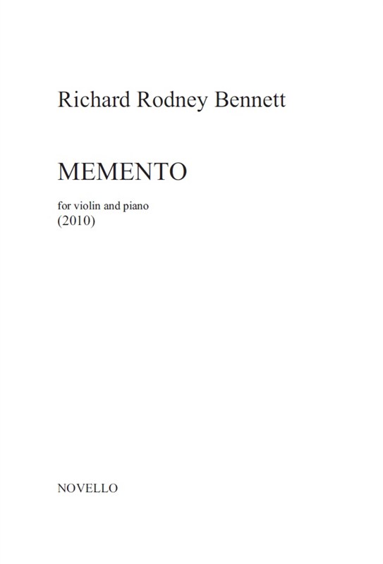 Richard Rodney Bennett: Memento