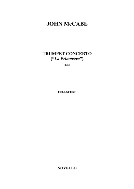 John McCabe: Trumpet Concerto 'La Primavera'