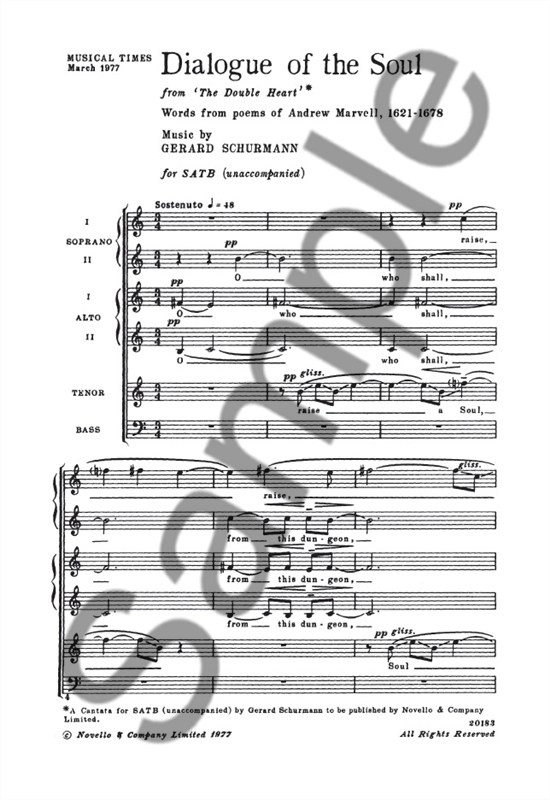 Gerard Schurmann: Dialogue Of The Soul