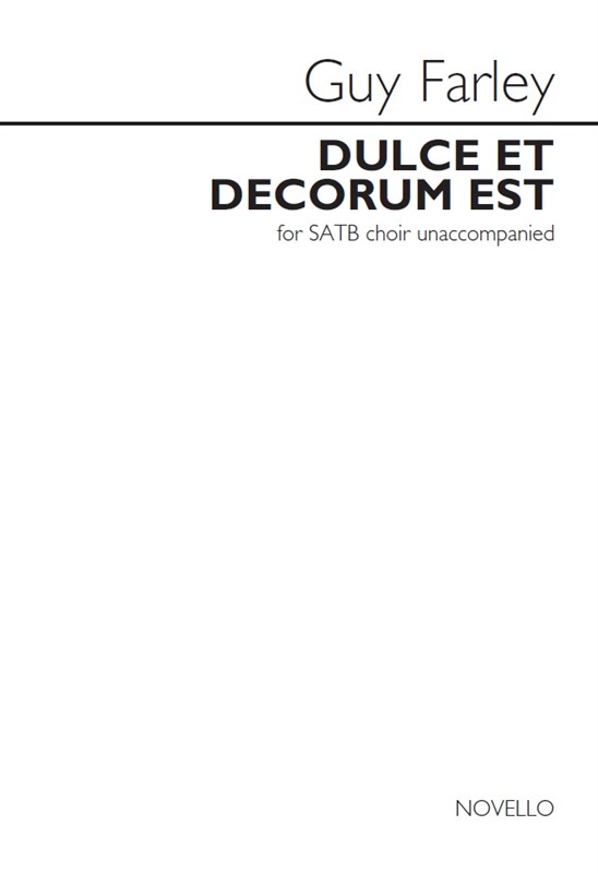 Guy Farley: Dulce Et Decorum Est