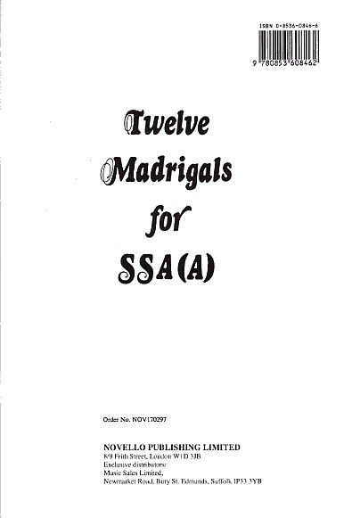 Twelve Madrigals