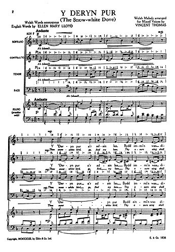 Thomas Snow White Dove Satb