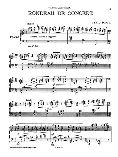 Scott: Rondeau De Concert for Piano