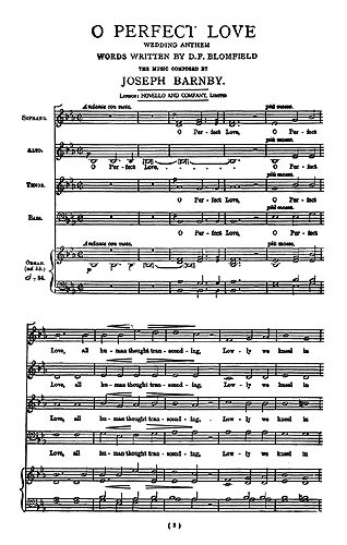Joseph Barnby: O Perfect Love