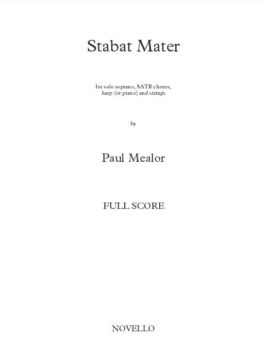 Paul Mealor: Stabat Mater (Full Score)