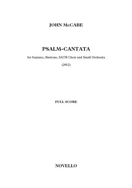 John McCabe: Psalm-Cantata (Orchestral Version) Full Score