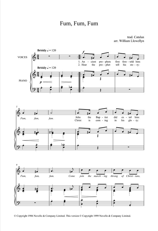 William Llewellyn: Fum, Fum, Fum