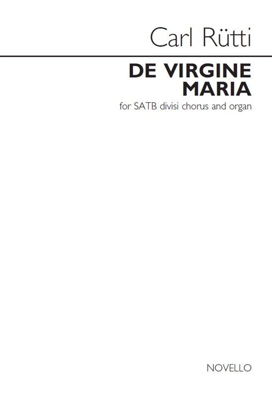 Carl Rütti: De Virgine Maria