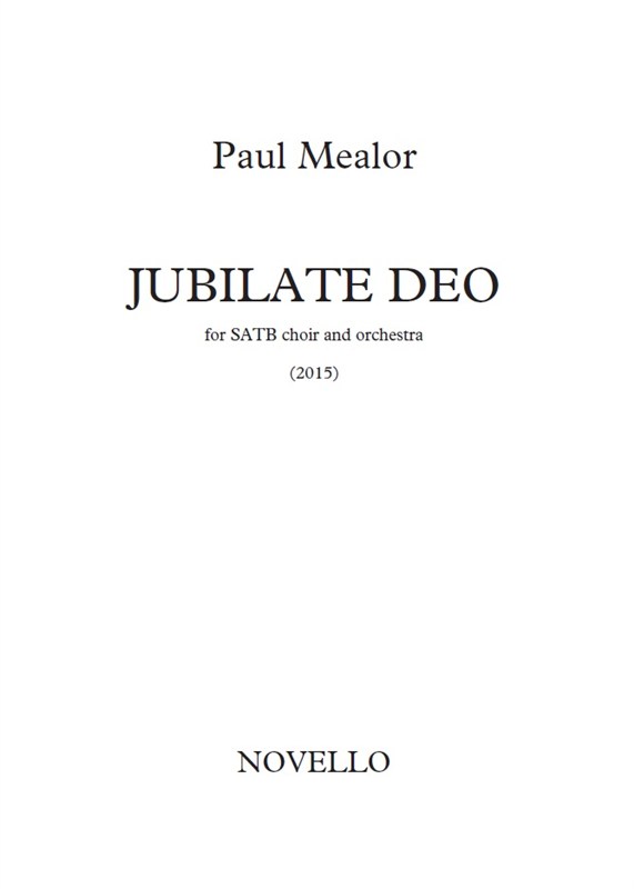 Paul Mealor: Jubilate Deo (Full Score)
