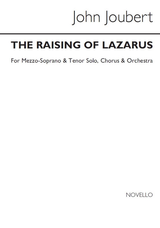 John Joubert: The Raising Of Lazarus, Op.67 (Vocal Score)