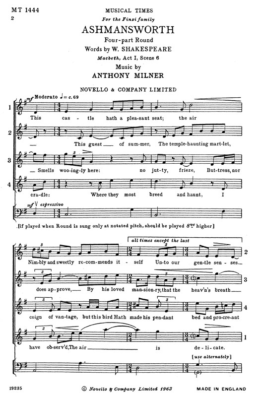 Anthony Milner: Ashmansworth