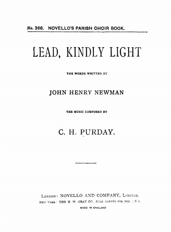 C.H. Purday: Lead, Kindly Light