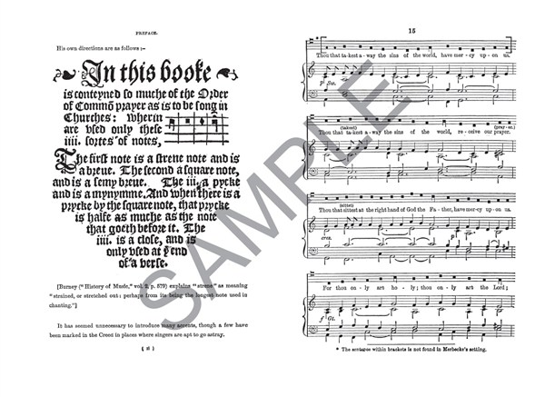 John Merbecke: The Office For The Holy Communion (Vocal Score)