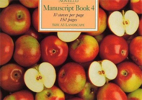 Novello Manuscript Book 4: A5 Landscape - Spiral Bound