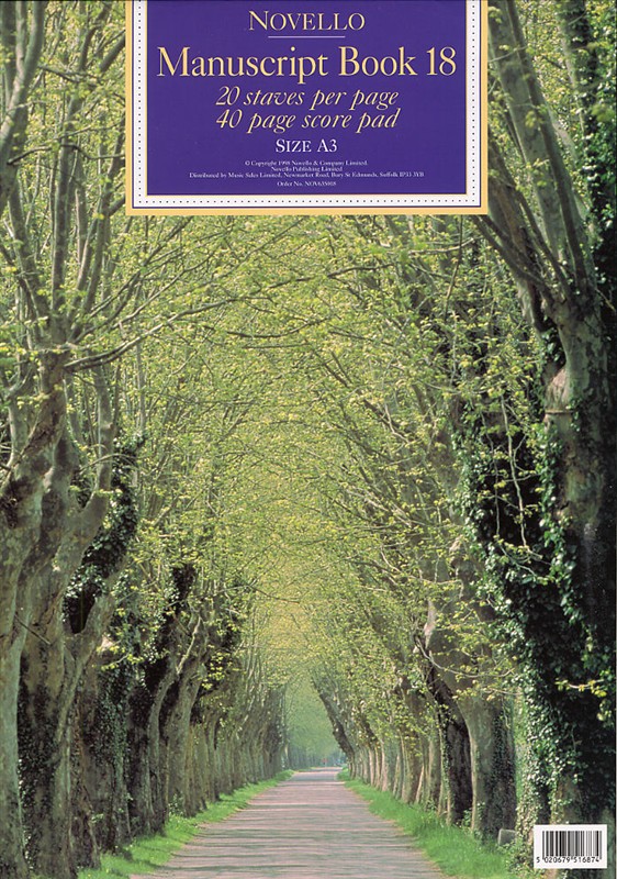 Novello Manuscript Book 18: A3 - Score