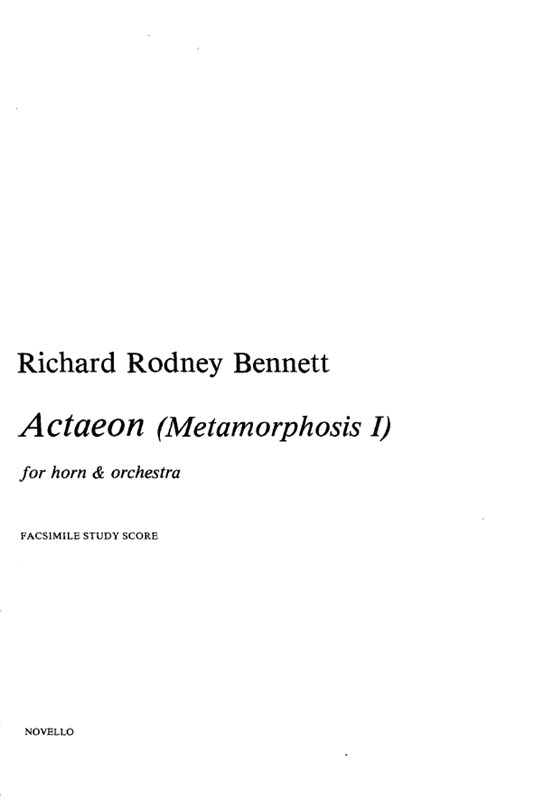 RR Bennett: Actaeon (Metamorphosis I)