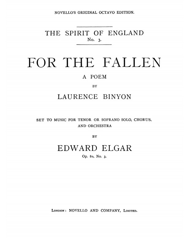 Edward Elgar: We Will Remember