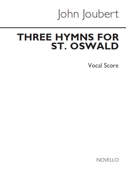 Joubert: Three Hymns To St Oswald (Vocal Score)