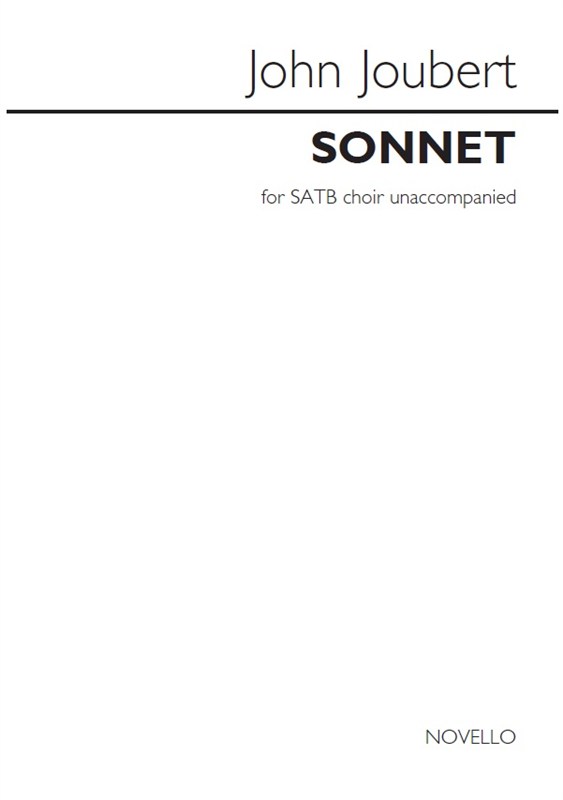 Joubert: Sonnet (Vocal Score)
