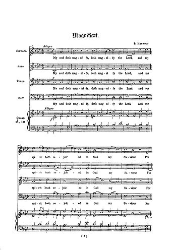 Basil Harwood: Magnificat And Nunc Dimittis In A Flat