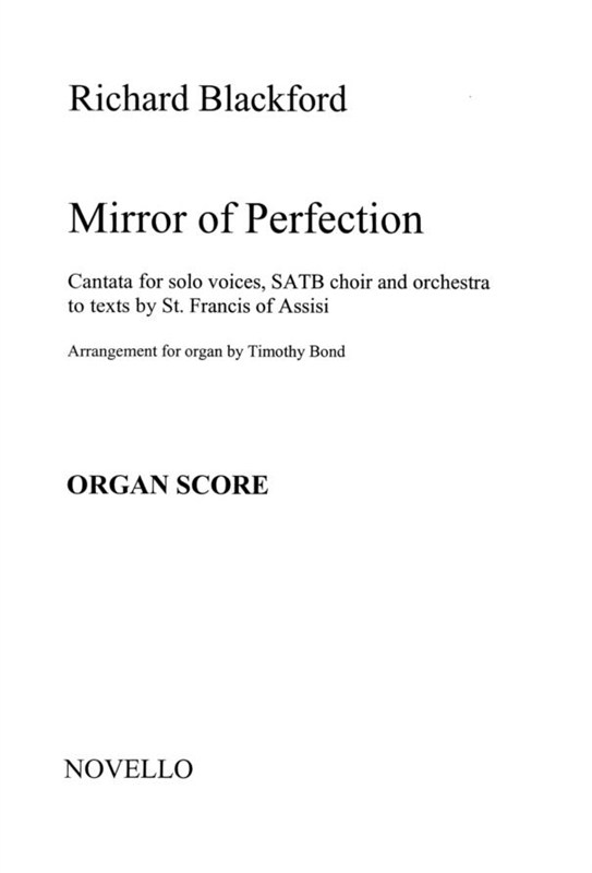 Blackford, R Mirror Of Perfection Organ Score