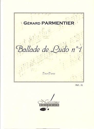 Parmentier Ballade De Ludo No 1 Piano Book