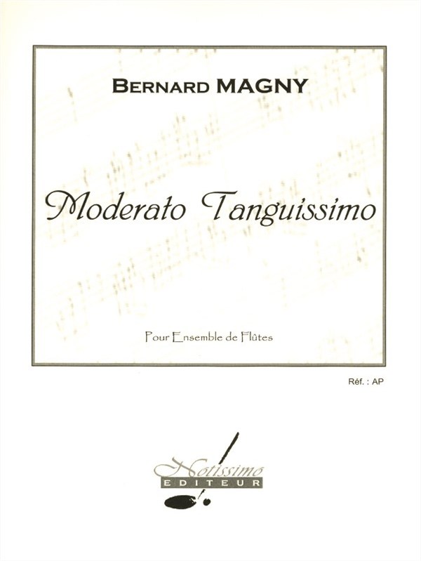 Magny Moderato Tanguissimo Flute Sextet Score/Parts