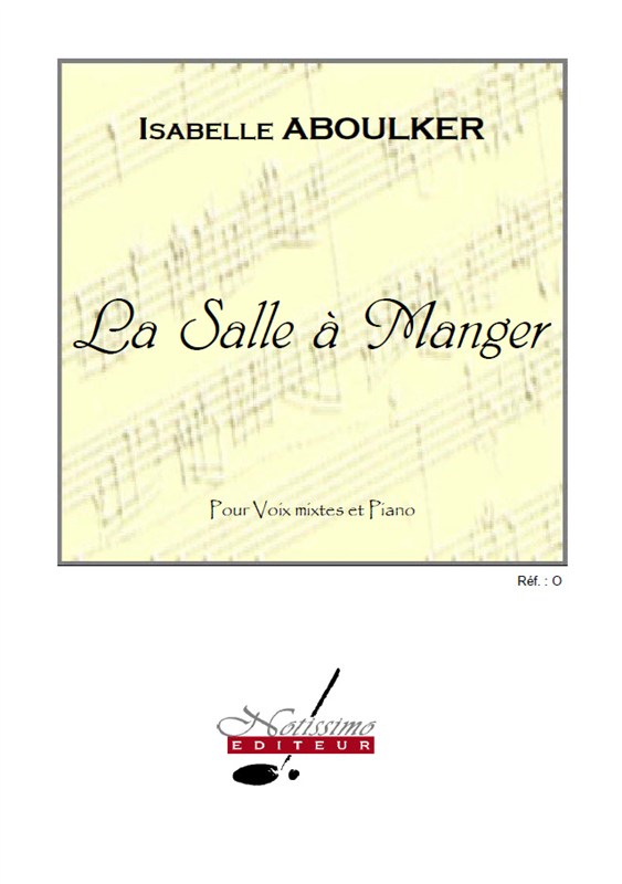 Aboulker Jammes Salle A Manger Satb A Cappella