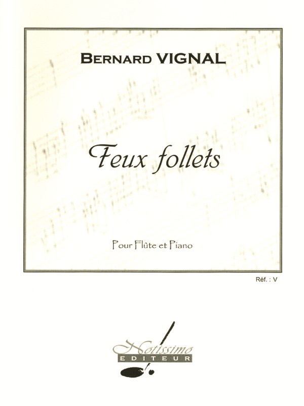 Vignal Feux Follets Flute & Piano Book