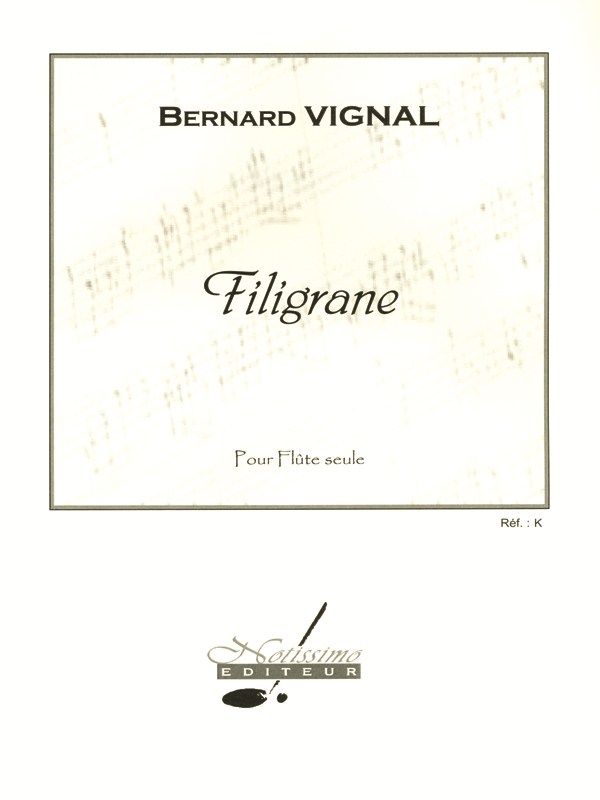 Vignal Filigrane Flute Solo Book