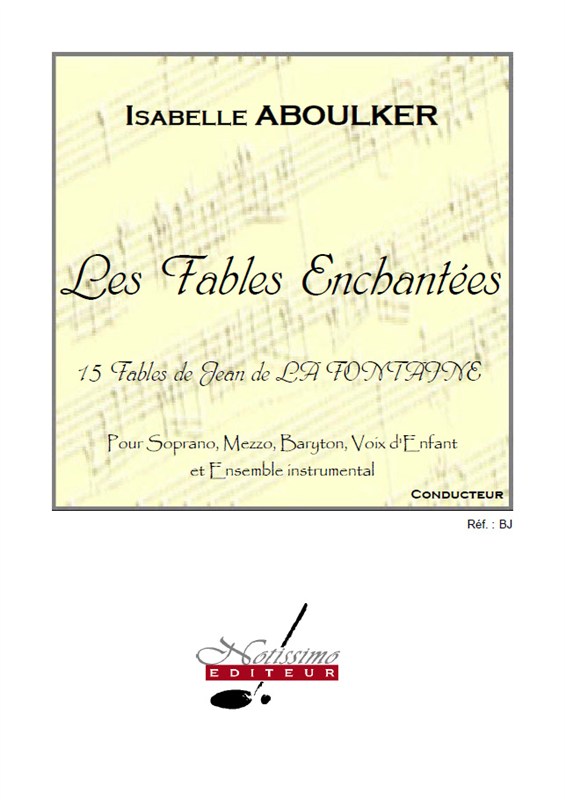 Aboulker La Fontaine Fables Enchantees Smb Choir & Orchestra Score