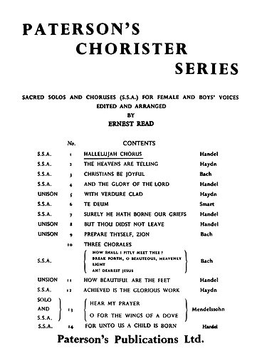G.F. Handel: Hallelujah Chorus (SSA)