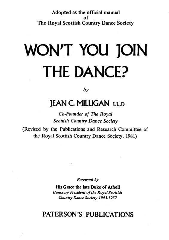 Jean C. Milligan: Won't You Join The Dance