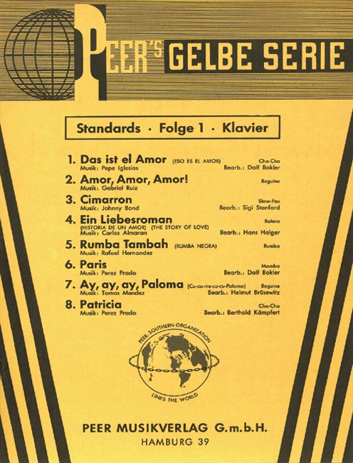 PEER'S GELBE SERIE PIANO FOLGE 1 BK