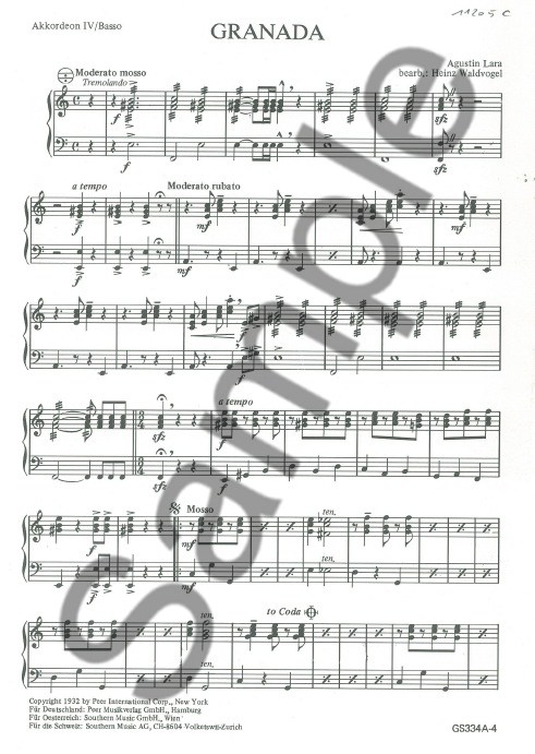 LARA AUGUSTIN GRANADA AKK 4 BASSO DRUMS PART