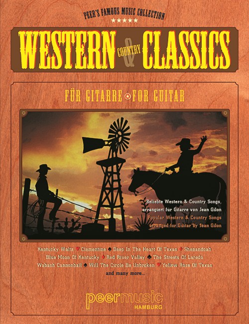 WESTERN & COUNTRY CLASSICS FOR GUITAR MLC AND STRUMMING PATTERNS GERM
