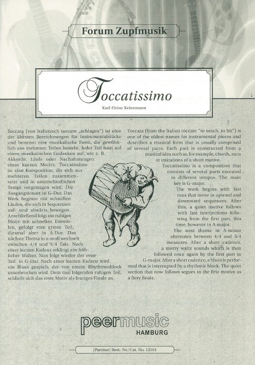 KEINEMANN TOCCATISSIMO SCORE