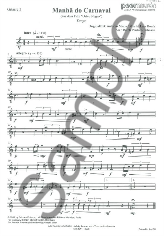 MANHA DE CARNAVAL GTR 4TET GTR 3 PRT