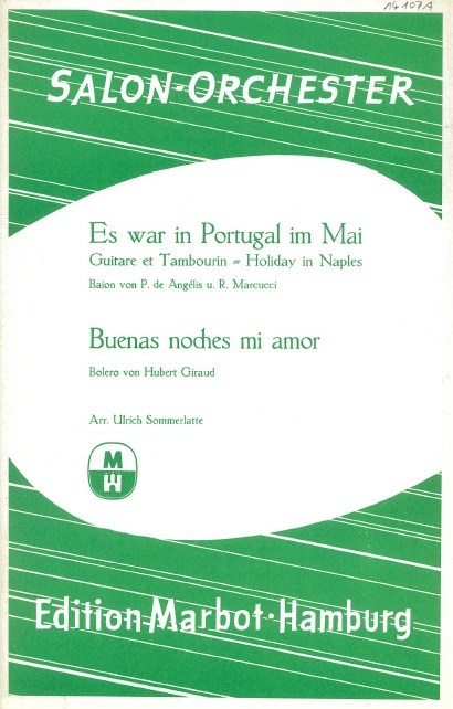 ES WAR IN PORTUGAL BUENAS NOCHES BK BND SC/PTS XL SET