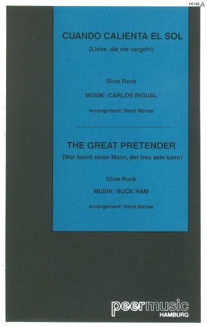 CUANDO CALIENTA SOL GREAT PRETENDER BK BND PF COND/PTS XL SET