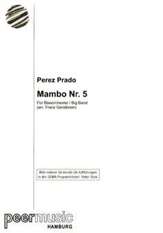 PRADO P MAMBO NR. 5 BIG BAND BK SC/PTS