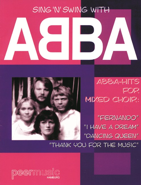 SING N SWING WITH ABBA SATB A CAPELLA CHORDS GTR 5 SONGS BK