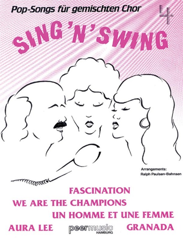SING'N'SWING 4 SATB A CAPELLA WITH CHORD SYMBOLS AND GUITAR CHORDS BK