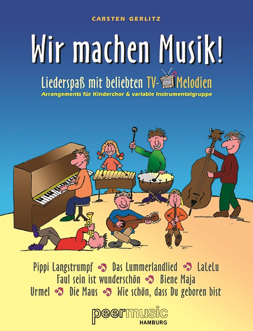 WIR MACHEN MUSIK TV-MELODIES CHILDRENS CHOIR (PF, PERC, GIT, Bb) BK