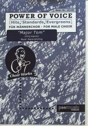 SCHILLING MAJOR TOM TTBB VOCAL SCORE CHORD SYMBOLS GERMAN TEXT