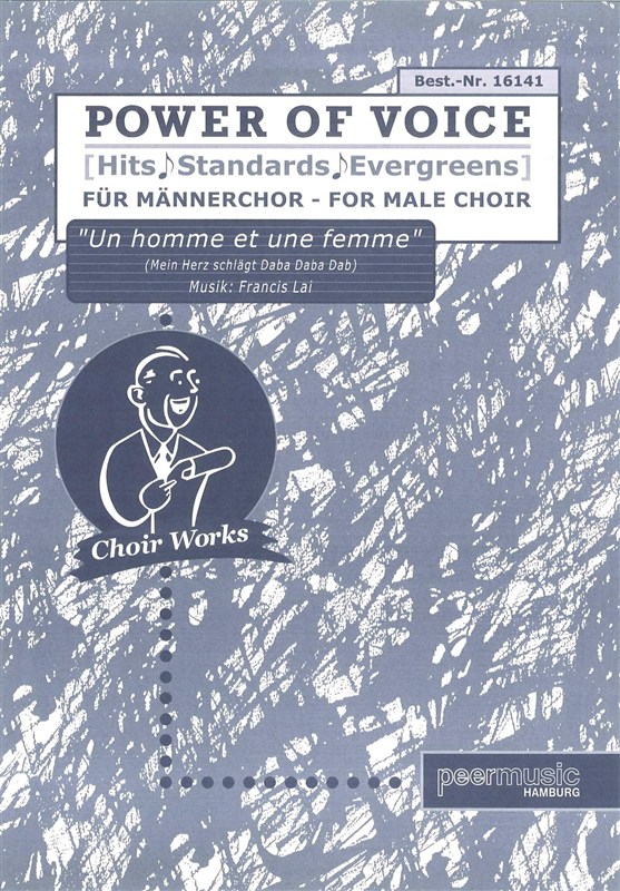 LAI F UN HOMME ET UNE FEMME TTBB PF AD LIB SC GERMAN TEXT GTR